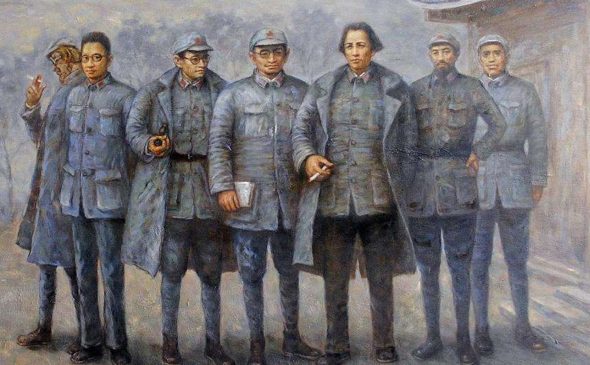 五岭逶迤腾细浪，毛泽东《七律·长征》